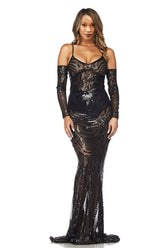 Long/ Black Sexy Dress